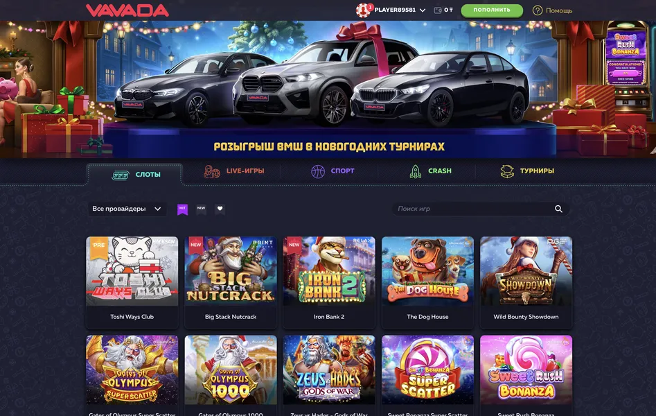Возможности приложения Vavada Casino